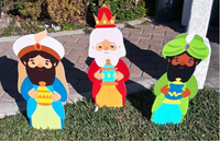 Three Kingsmen Custom cutouts | Holiday Yard Sign Decor