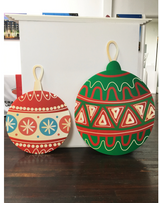 Large Printed Christmas Ornaments