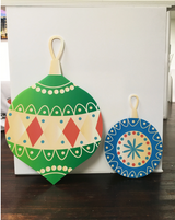 Large Printed Christmas Ornaments