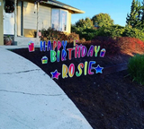 BEST Happy Birthday Yard Sign | LARGE Personalized Birthday Yard Sign | Custom Birthday Decoration