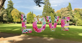 LARGE LOVE Letter with Roses Cutouts | Love Party Props | Love Sign Decor for Weddings, Events, Funerals | Love Props Letters