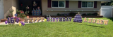 LARGE Personalized Happy Birthday Yard Sign Customized To Your Event Theme | Personal Large Lawn Signs | Work with a Graphic Designer