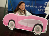 Cute Barbie Car Cutout, Big  Decor Car, Car Cutout, Pink Car, Sport Car, Groovy CutOut,Car, Girl birthday, pink convertible car