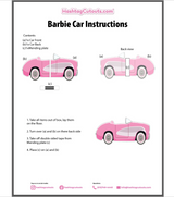 Cute Barbie Car Cutout, Big  Decor Car, Car Cutout, Pink Car, Sport Car, Groovy CutOut,Car, Girl birthday, pink convertible car