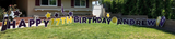 Happy Birthday Basketball Theme Yard Sign | Personalize Your Colors of Your Favorite Team