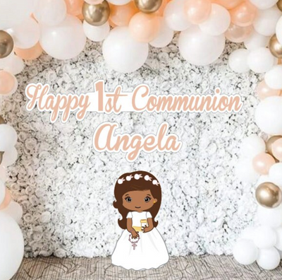 Happy 1st Communion Custom cutouts