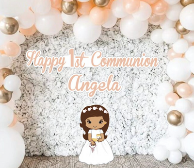 Happy 1st Communion Custom cutouts