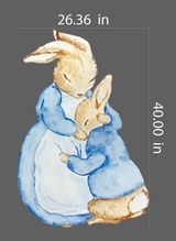Mother Rabbit Hugging Baby Cutout –  Peter Rabbit Storybook-Inspired