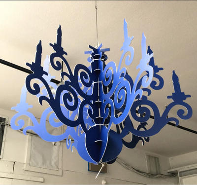 Laser Cut Chandelier Cutout