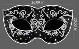 Masquerade Party Large Cutout | New Years Party Decoration