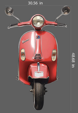 Vespa Cutout prop, Scooter, La dolce vita, Italian theme prop, Italian Amalfi Coast Party,  Blue Tiles and Lemon Wedding,