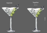 55 inches tall  A Tini Bit Older Theme Prop cutout, Martini Cutout,  Martini backdrop, Martini Birthday Dirty 30 birthday theme party,