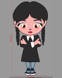 Wednesday Addams Cutout | Party Decoration