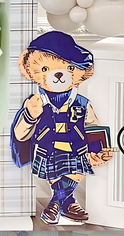 36 Inch Ralph Lauren Inspired Girl Bear Baby Shower Prop