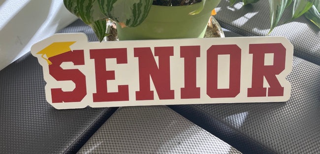 Graduation sign, Senior sign, Custom made for any school and colors ...