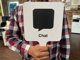 Remote Learning Icon Paddles for Teachers Lets Chat