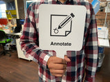 Remote Learning Icon Paddles for Teachers Annotate