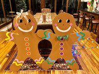 Gingerbread Cardboard Cutouts, Christmas decoration 