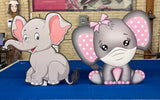 Large Baby Elephant Cutout | Cute Elephant Baby Shower Decor