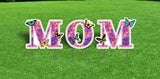 Mom with Butterflies Yard Sign Decoration