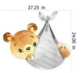 Dimensions for Baby Bear Cutout