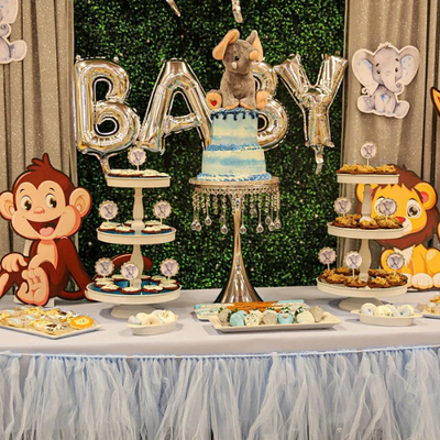 Safari Theme for Baby Shower Cardboard Cutouts, Jungle Baby Animal theme party