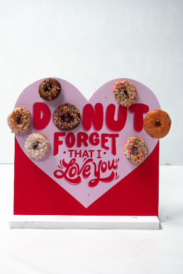 Donut Holder | Valentine Heart Donut stand