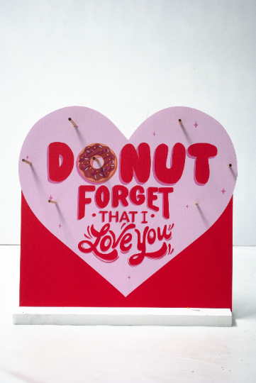 Donut Holder | Valentine Heart Donut stand