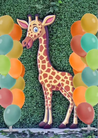 Cute Giraffe Cutout | Baby Shower Props and Decor | Safari Theme