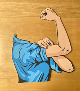 Rosie the Riveter Custom Colors Prop Cutout with your Face on