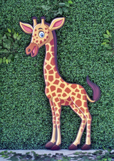 Large Giraffe Cutout, Cute Giraffe Baby Shower Props