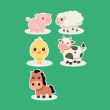 Large Cute Farm Animals - Lawn Decorations - Outdoor Baby Shower or Birthday Party Yard Party Decorations - Animal - Shaped Lawn Ornaments