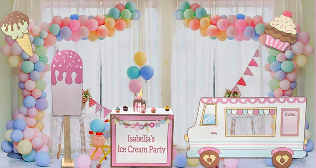 Ice Cream Birthday Party, Ice Cream Birthday Decoration, Ice Cream