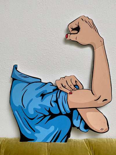Rosie the Riveter, party cutout 