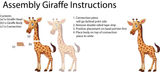 Giraffe Cardboard Cutout Instructions